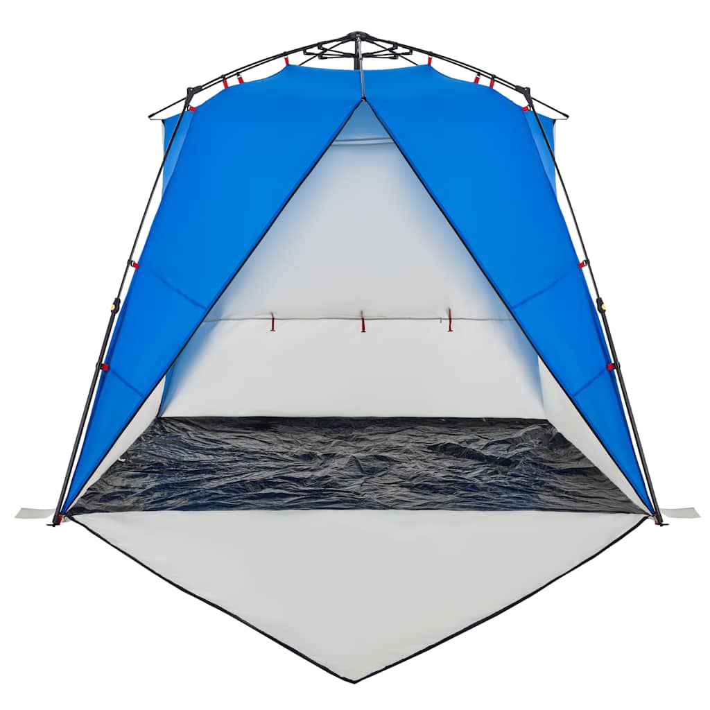 Beach Tent 4 Persons Azure Blue Quick Release Waterproof