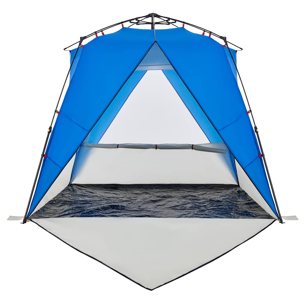 Beach Tent 4 Persons Azure Blue Quick Release Waterproof