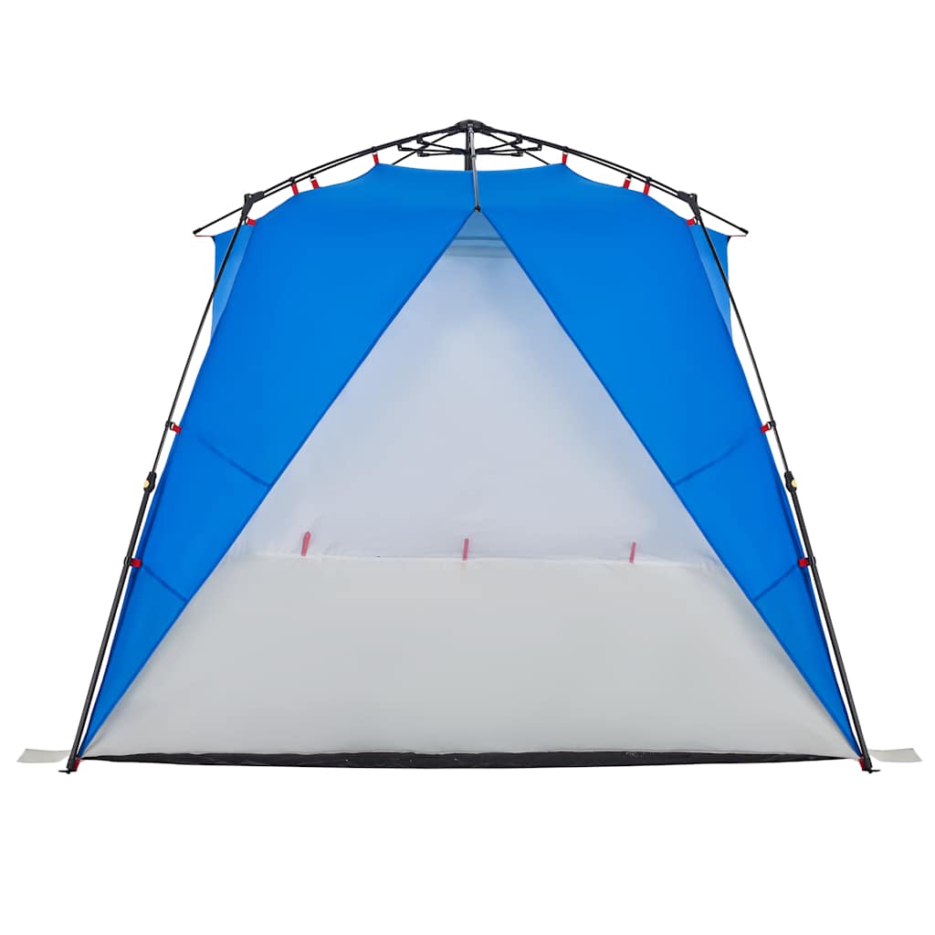 Beach Tent 4 Persons Azure Blue Quick Release Waterproof