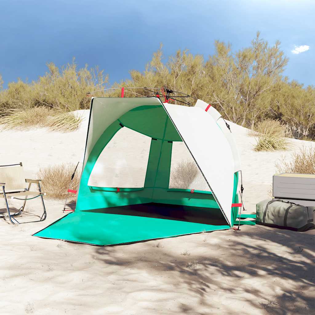 Beach Tent 2 Persons Sea Green Quick Release Waterproof