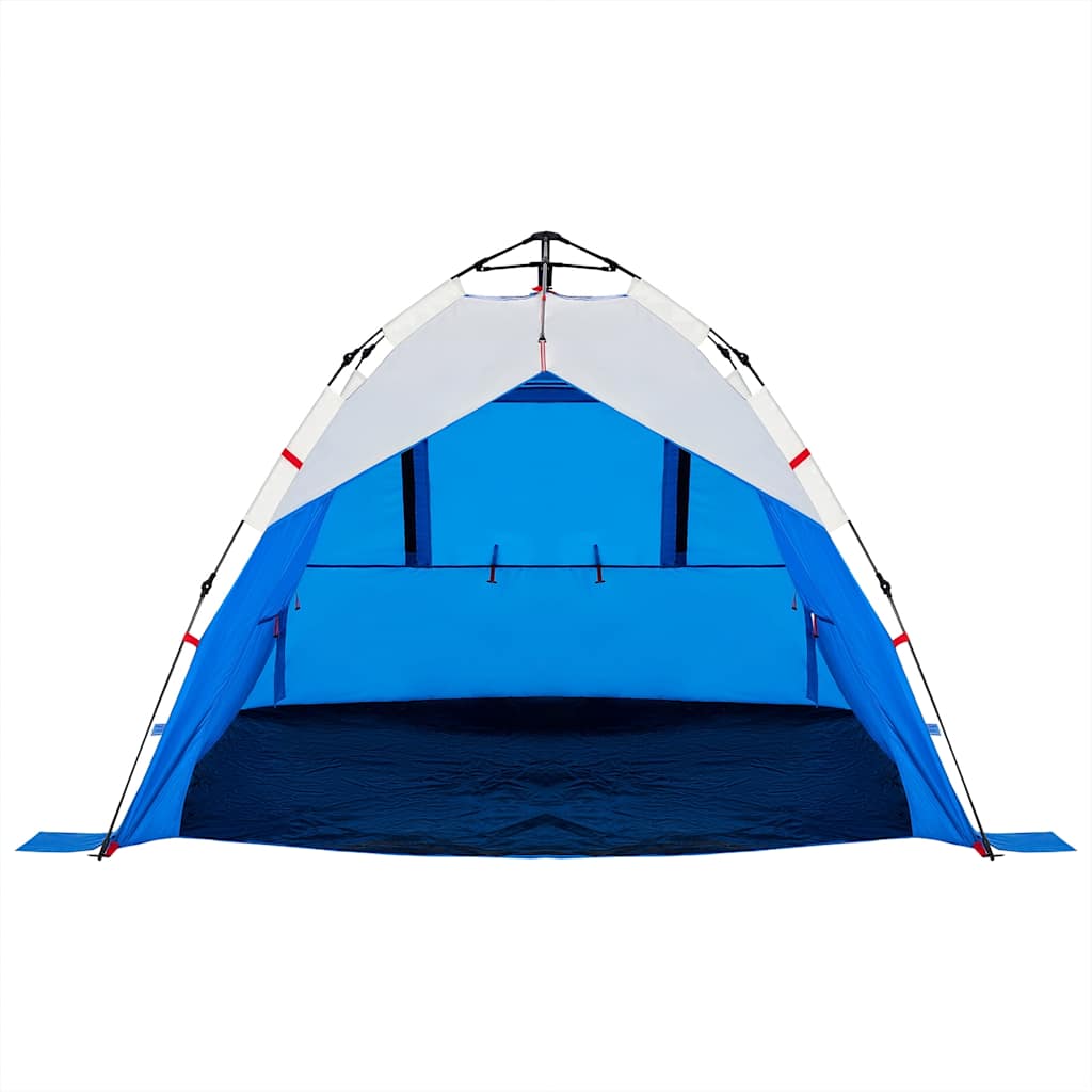 Strandzelt 3 Personen Azurblau Quick Release Wasserdicht