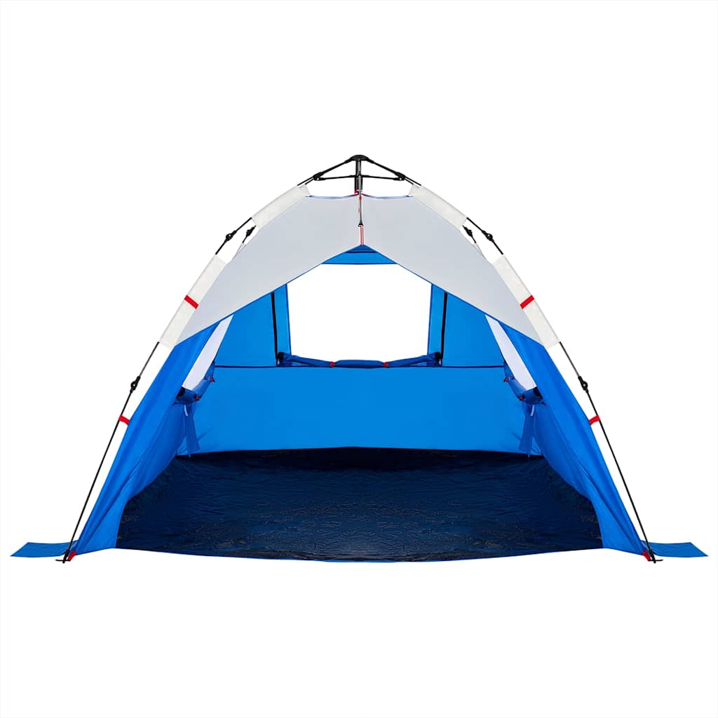 Strandzelt 3 Personen Azurblau Quick Release Wasserdicht