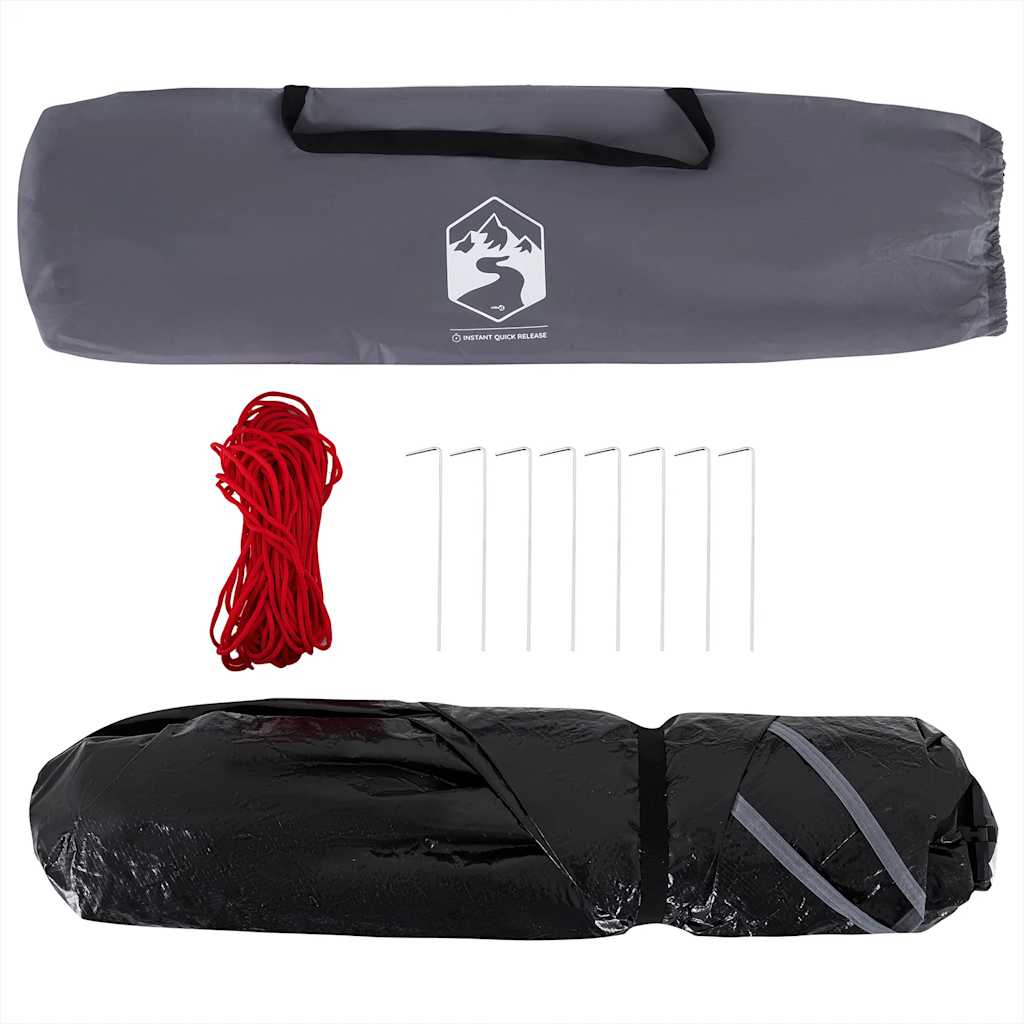 Beach Tent 3 Persons Gray Quick Release Waterproof