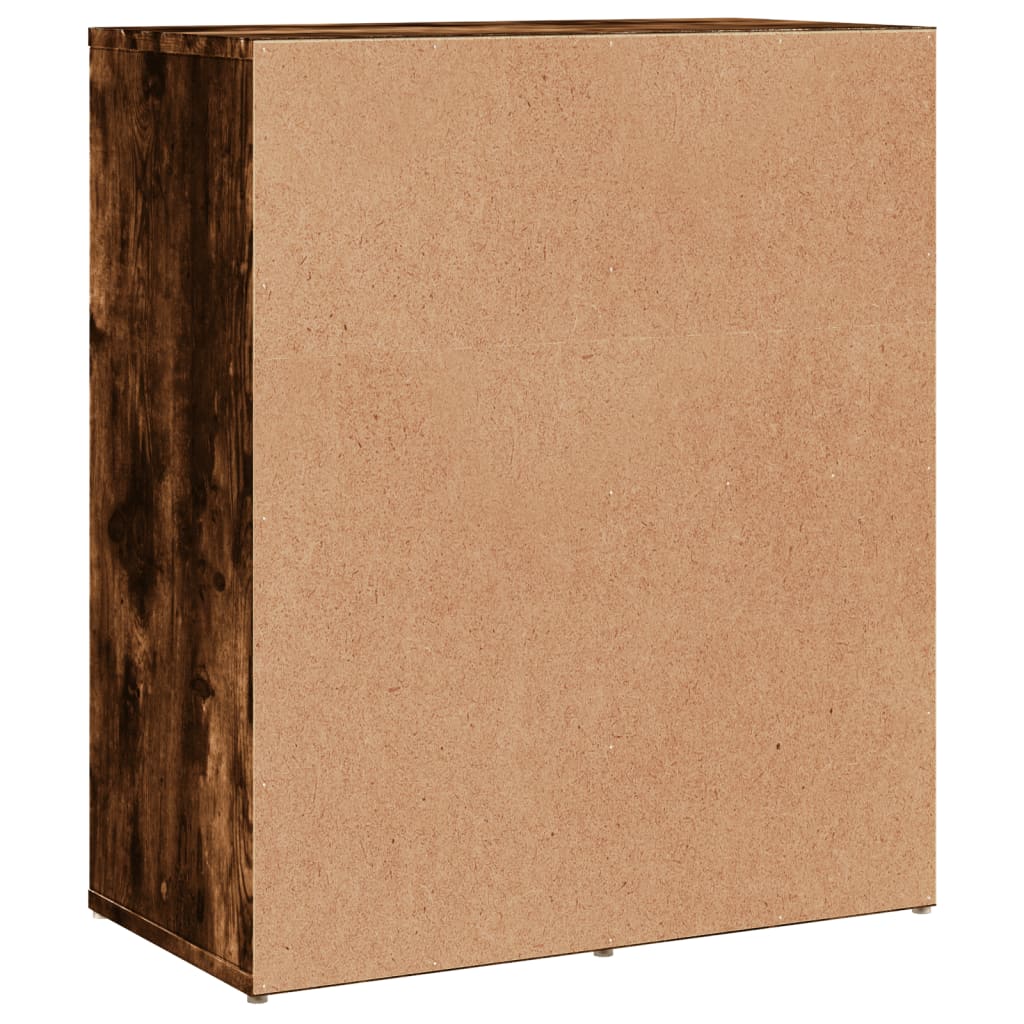 Sideboards 2 pcs. Smoked oak 60x31x70 cm wood material