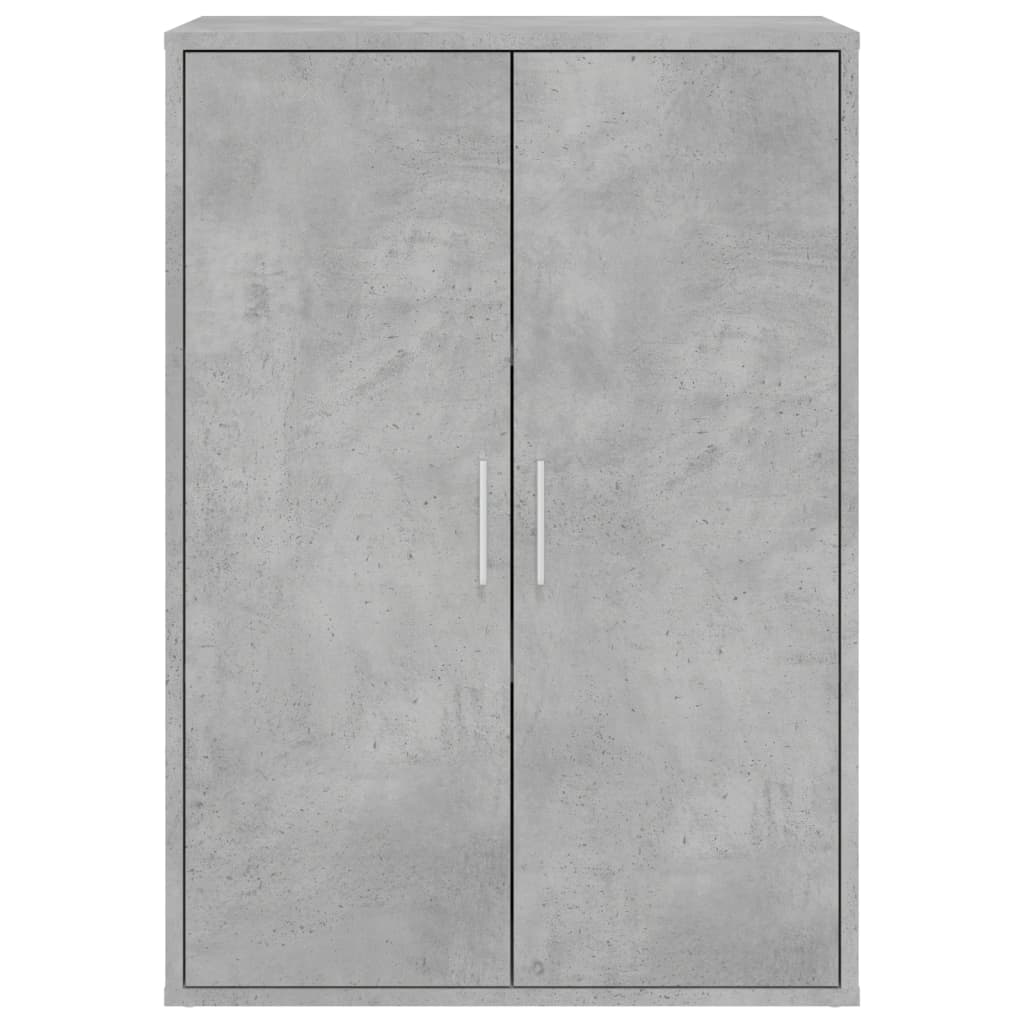Sideboards 2 pcs. Concrete grey 60x31x84 cm wood material