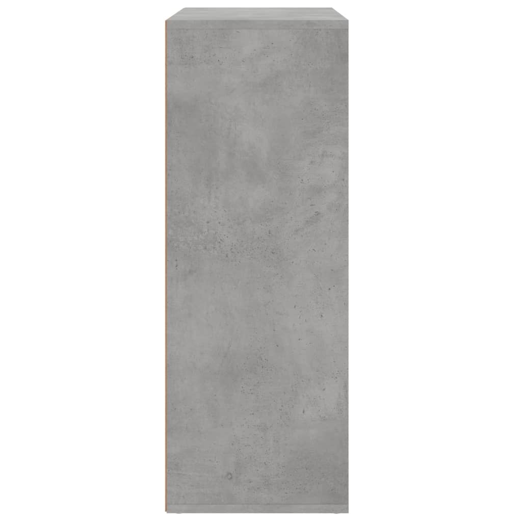 Sideboards 2 pcs. Concrete grey 60x31x84 cm wood material