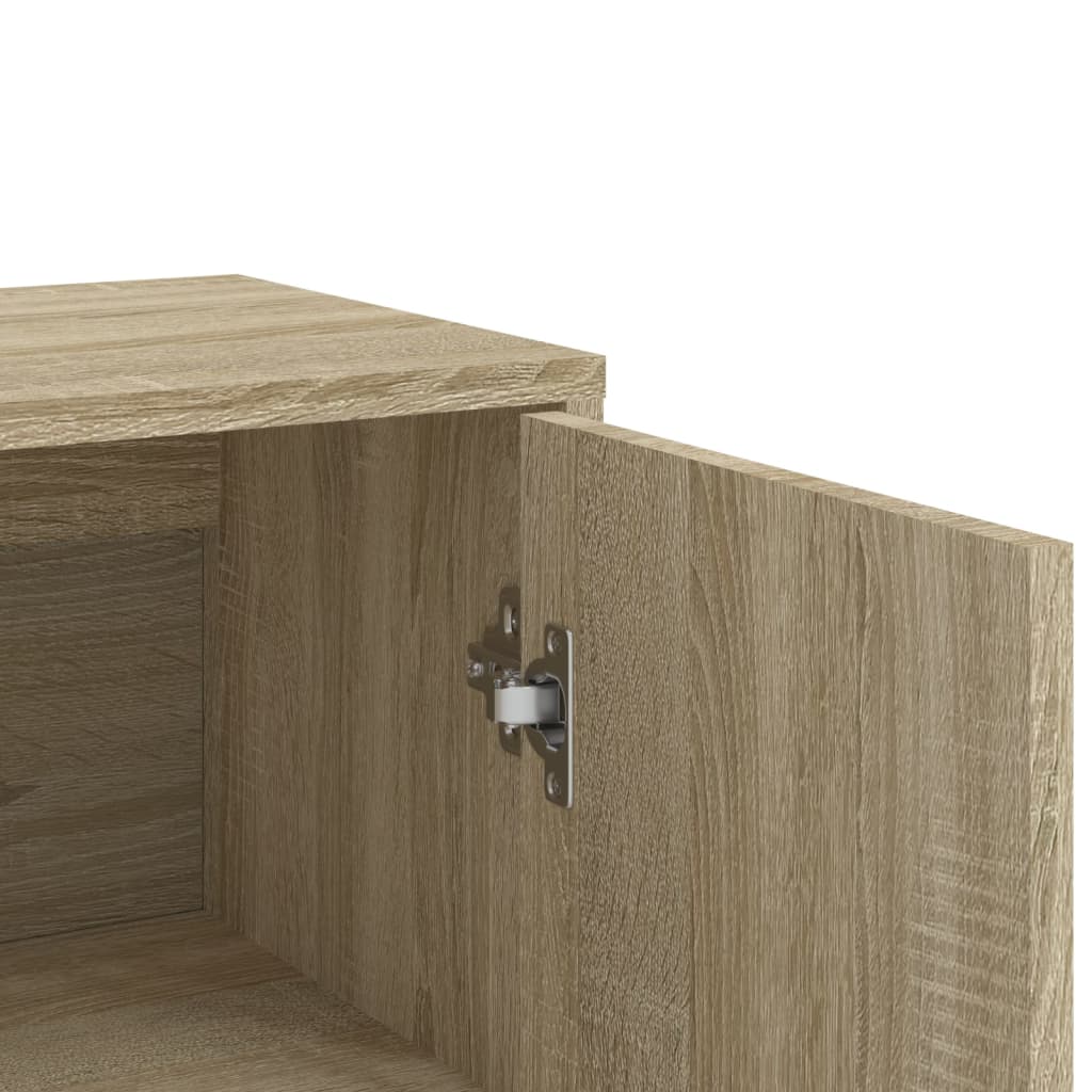 Sideboards 3 pcs. Sonoma oak 60x31x84 cm wood material