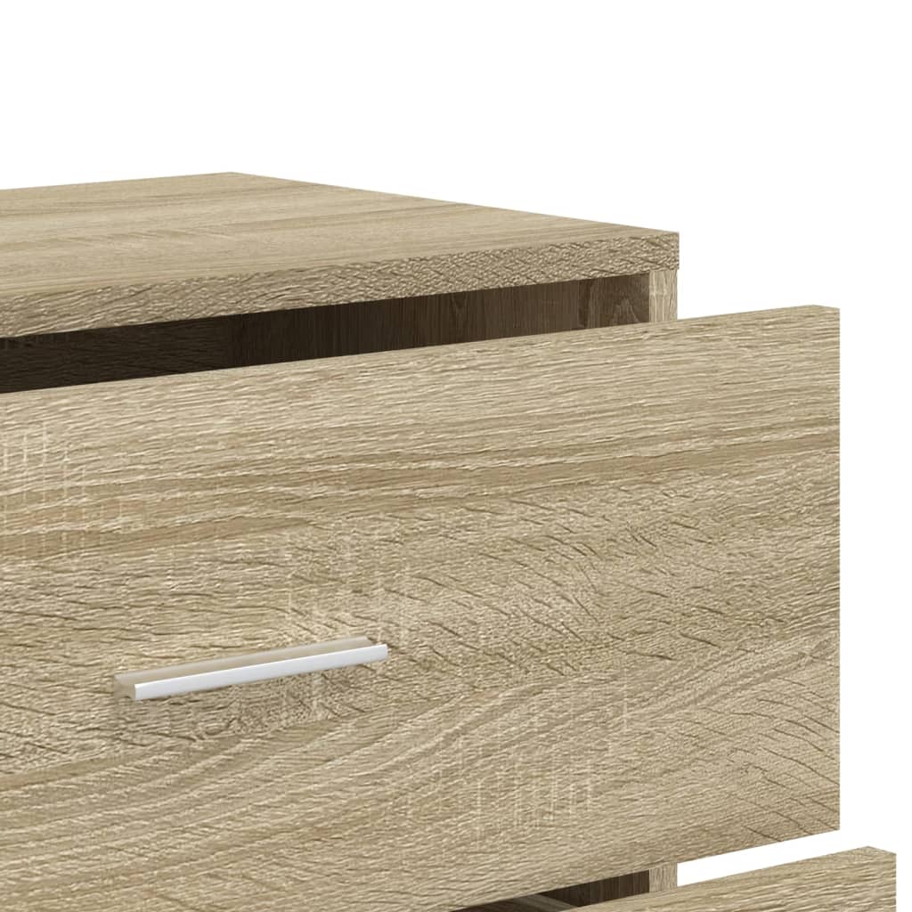 Sideboards 3 pcs. Sonoma oak 60x31x84 cm wood material