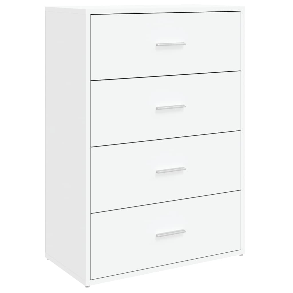 Sideboards 2 pcs. White 60x31x84 cm wood-based material