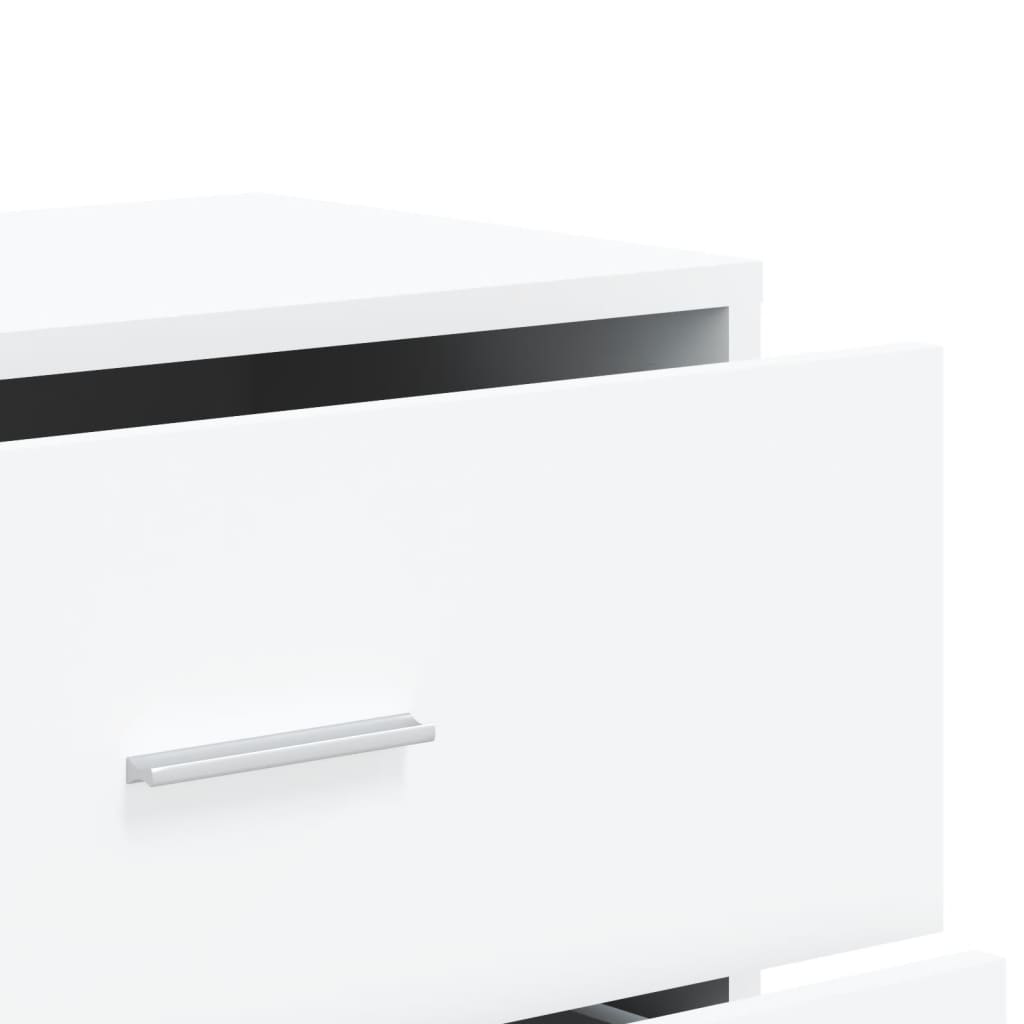Sideboards 2 pcs. White 60x31x84 cm wood-based material