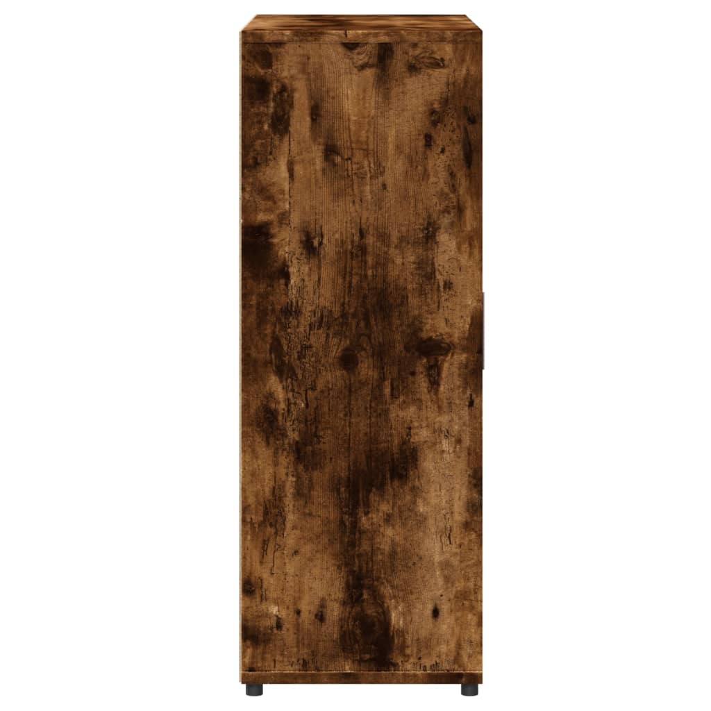 Sideboards 2 pcs. Smoked oak 60x31x84 cm wood material