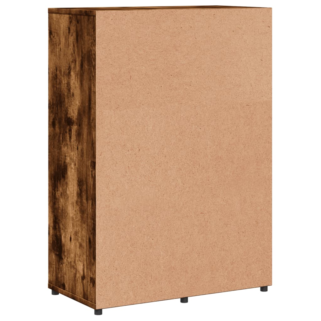 Sideboards 2 pcs. Smoked oak 60x31x84 cm wood material