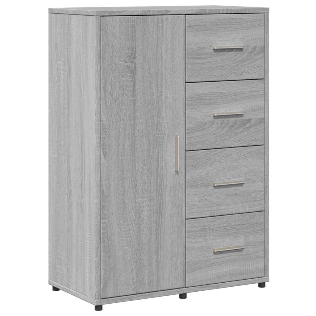 Sideboards 2 pcs. Grey Sonoma 60x31x84 cm wood-based material