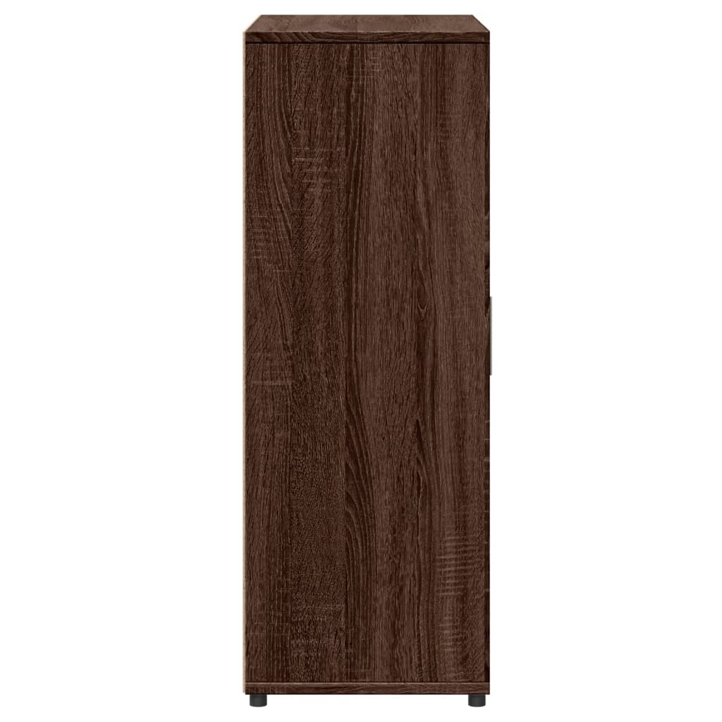 Sideboards 2 Stk. Braun Eichen-Optik 60x31x84 cm Holzwerkstoff