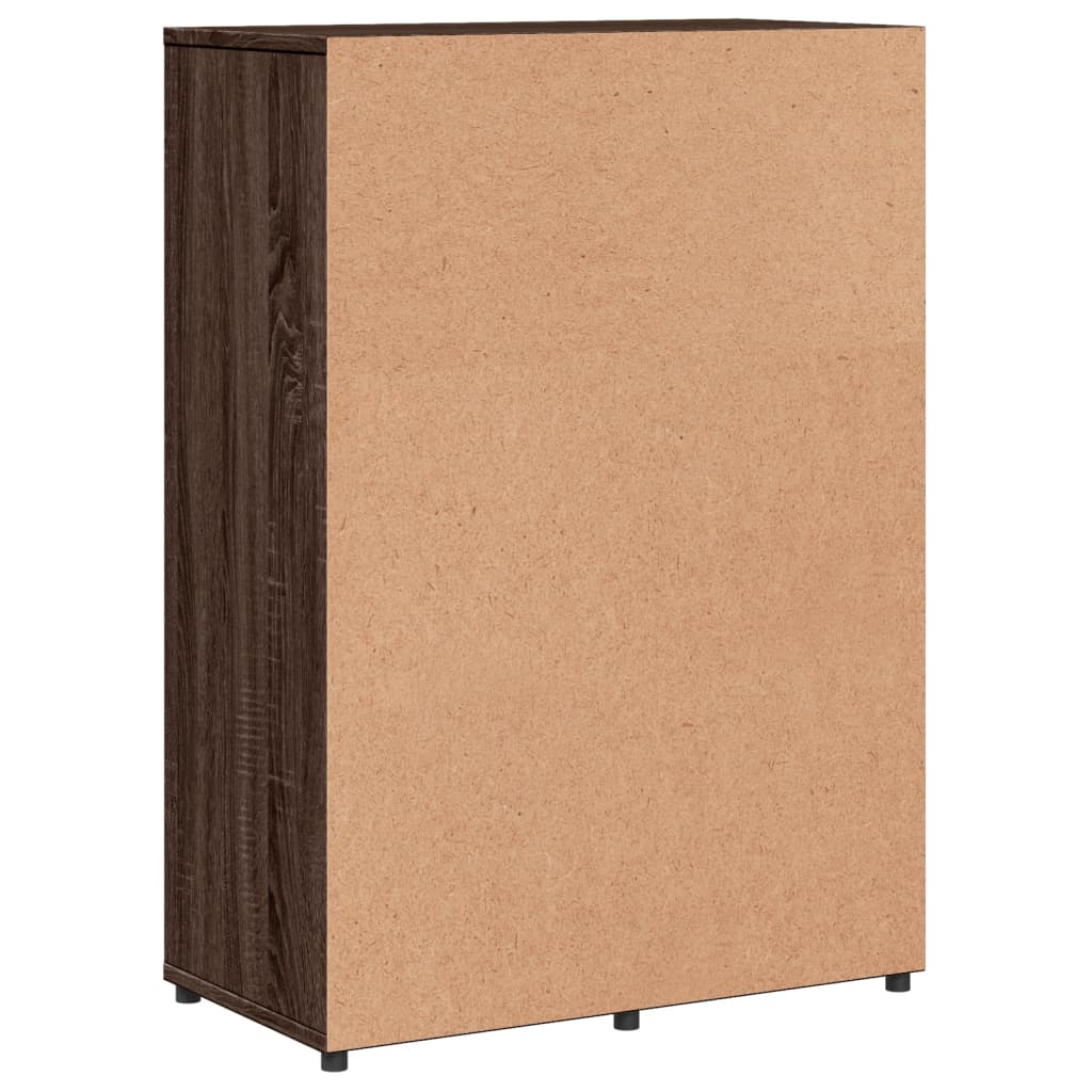 Sideboards 2 Stk. Braun Eichen-Optik 60x31x84 cm Holzwerkstoff