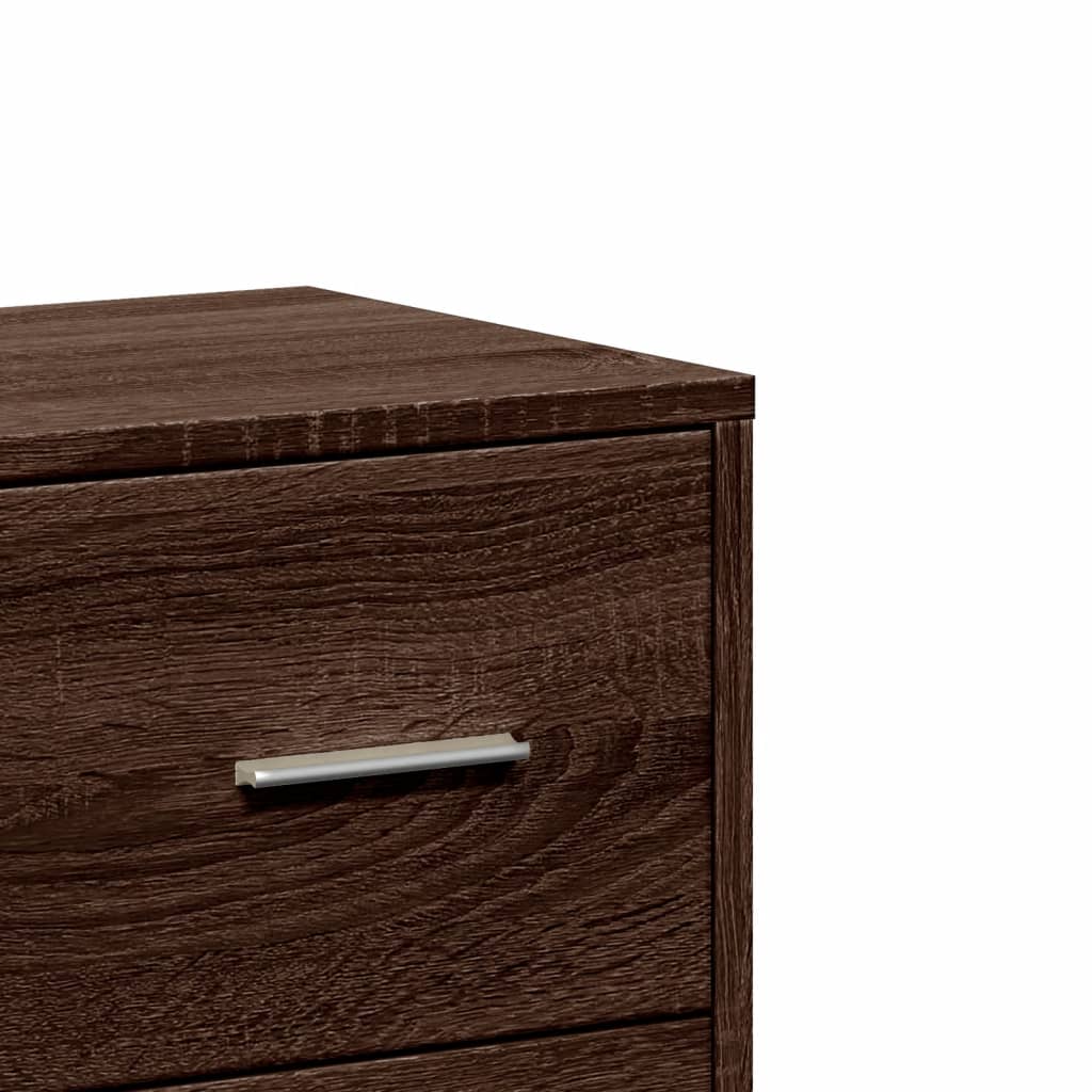 Sideboards 2 Stk. Braun Eichen-Optik 60x31x84 cm Holzwerkstoff