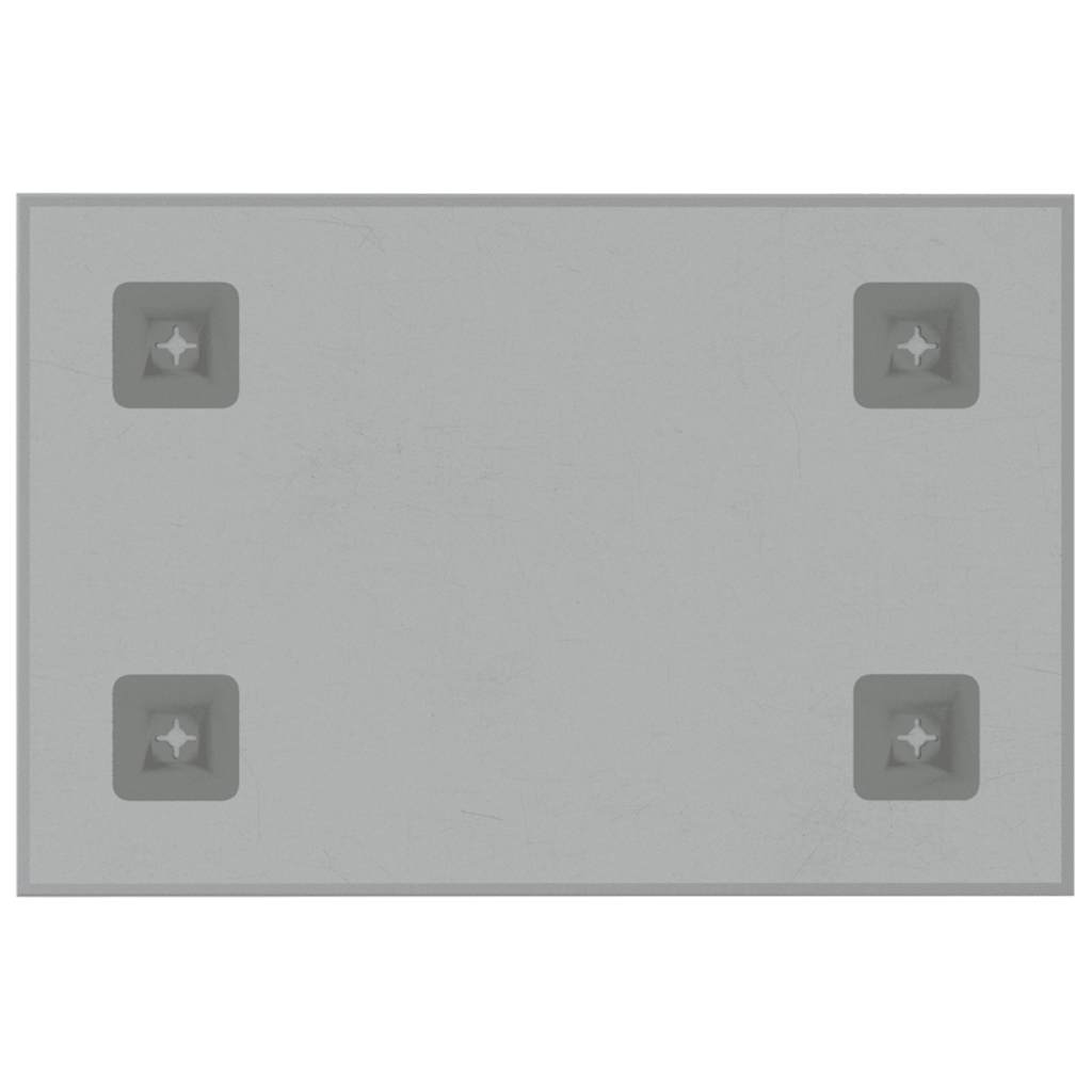 Magnettafel Wandmontage Weiß 30x20 cm Hartglas