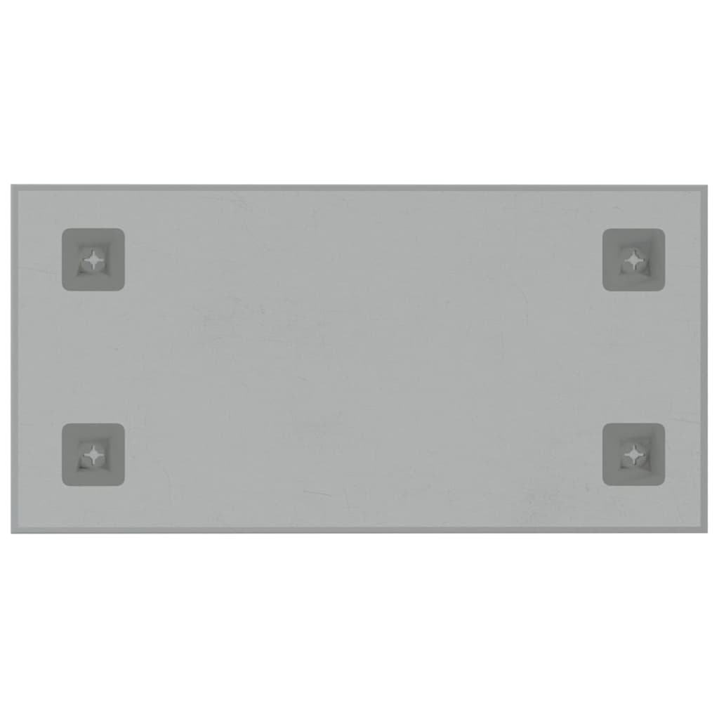 Magnettafel Wandmontage Weiß 60x30 cm Hartglas