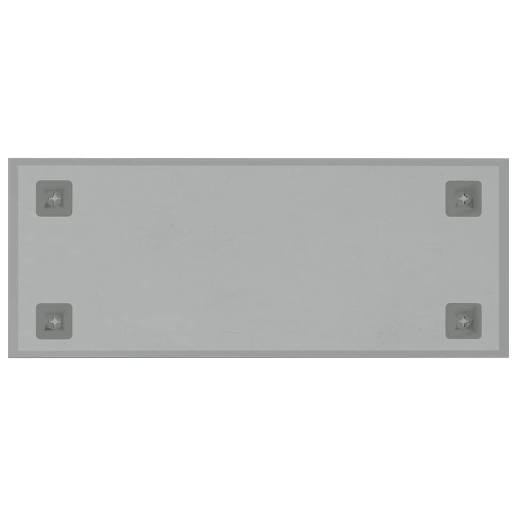 Magnettafel Wandmontage Weiß 50x20 cm Hartglas