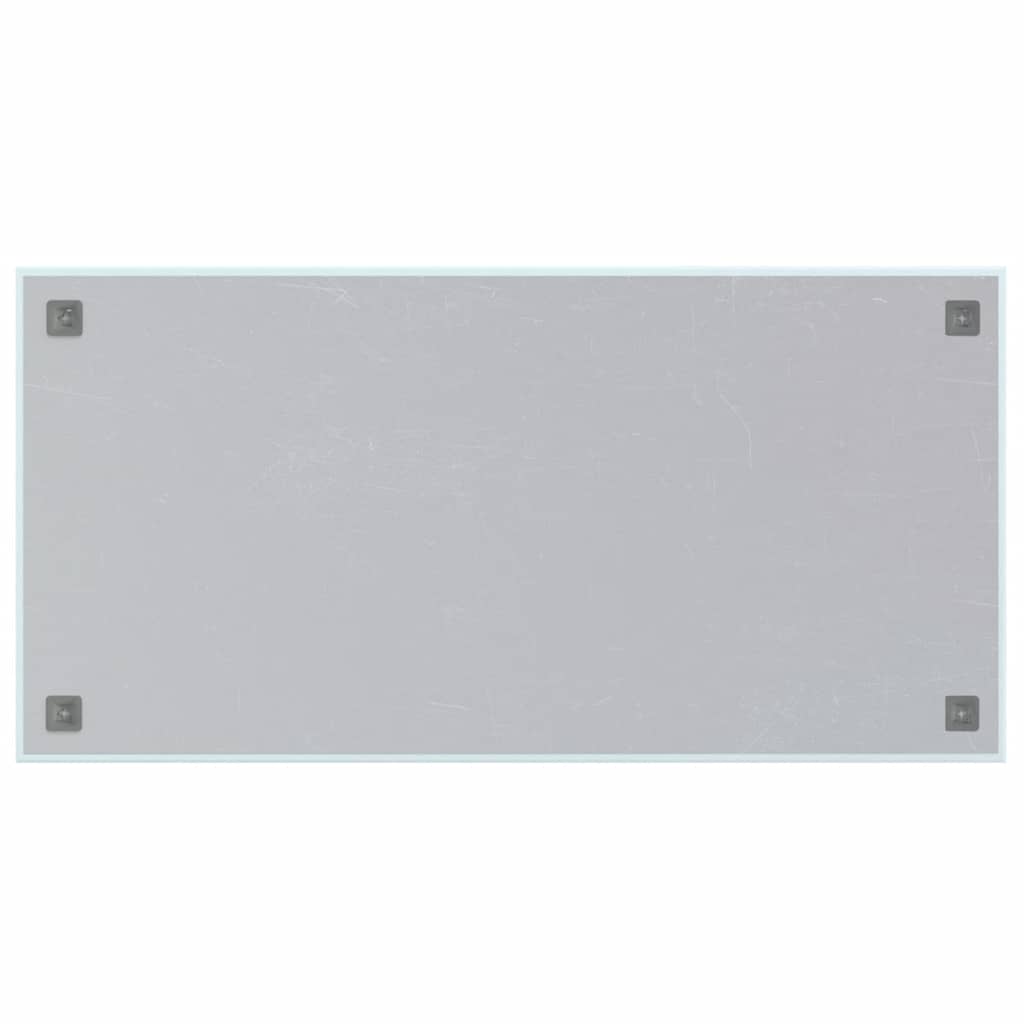 Magnettafel Wandmontage Weiß 100x50 cm Hartglas