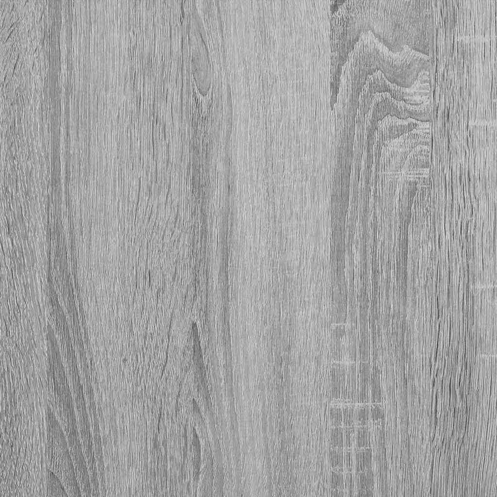 Bettgestell mit Schubladen Grau Sonoma 135x190 cm Holzwerkstoff