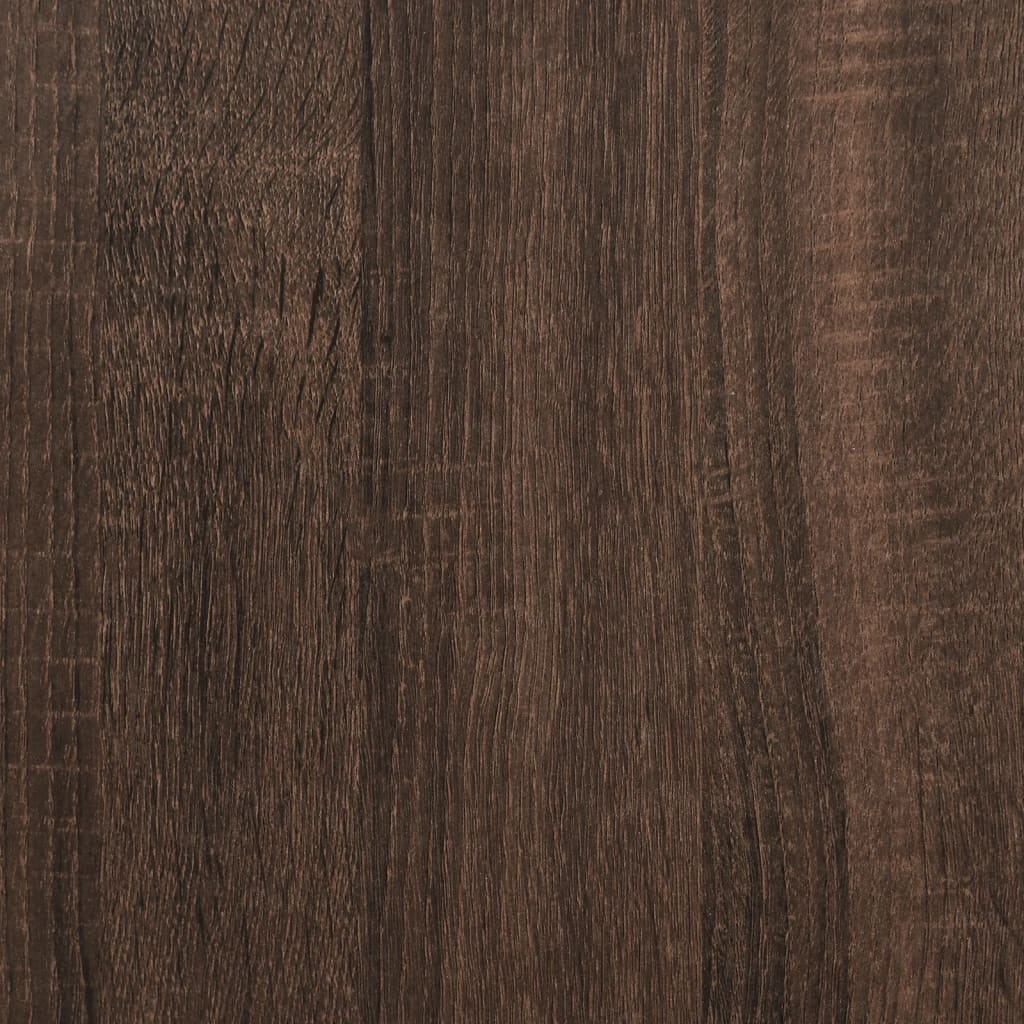 Bettgestell Braun Eichen-Optik 75x190 cm Holzwerkstoff