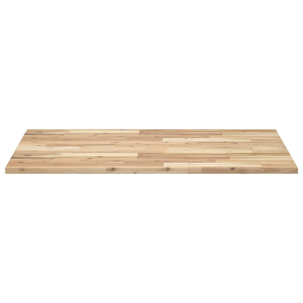 Schreibtischplatte Unbehandelt 80x70x2 cm Massivholz Akazie
