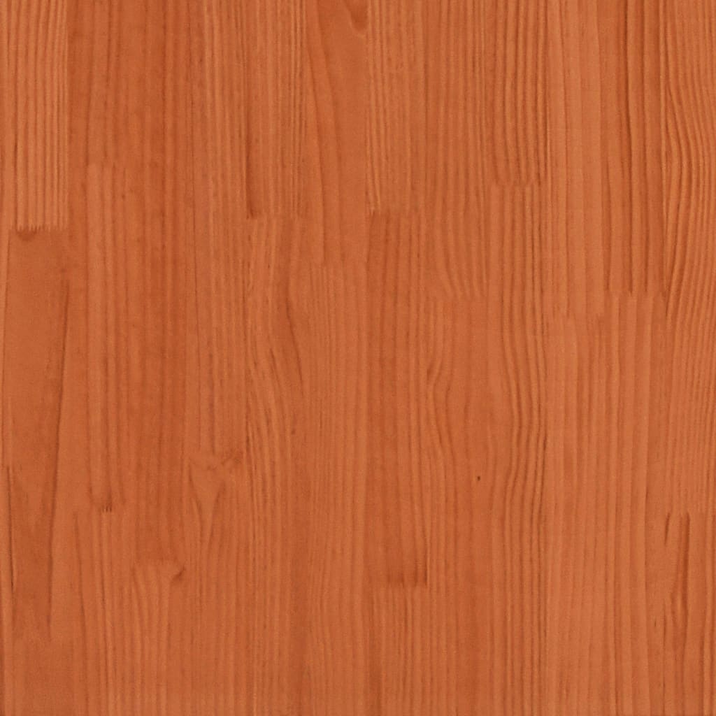 Scratching post wax brown 45.5x49x103 cm solid pine wood