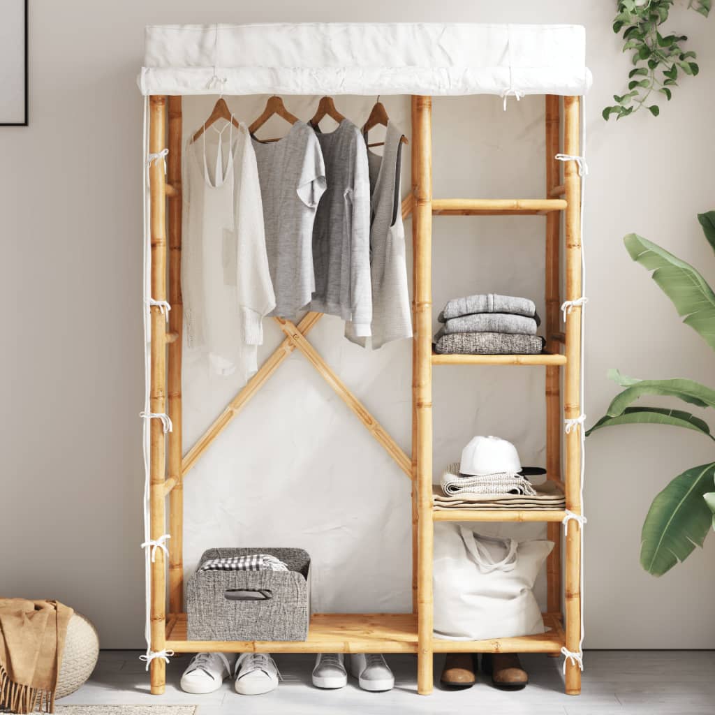 Kleiderschrank 110x45x170 cm Bambus