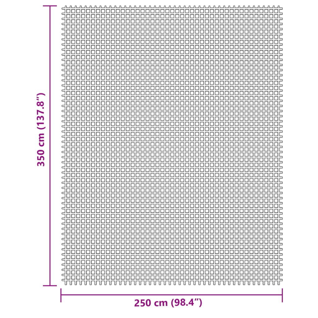 tent carpet cream 3.5x2.5 m