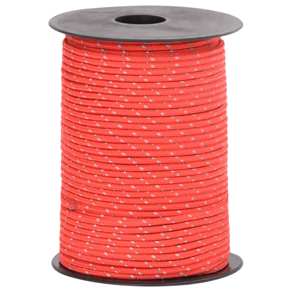 Tent rope reflective with rope tensioners 50 m 3 mm