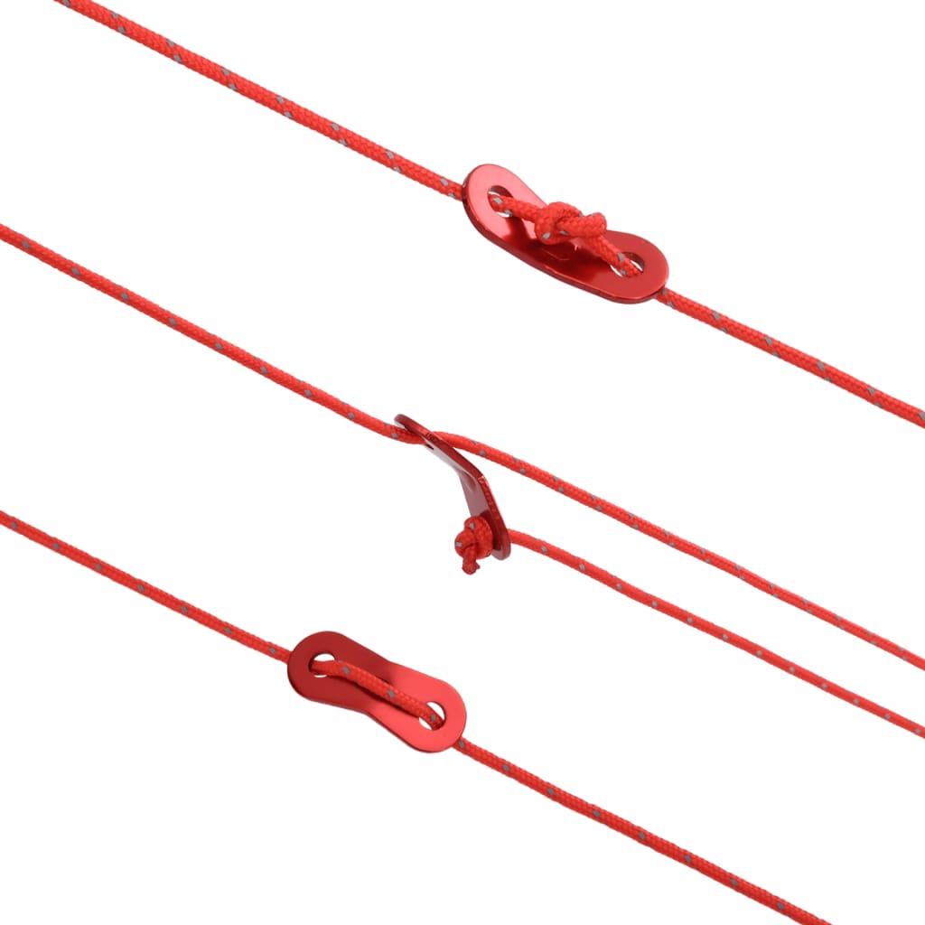 Tent rope reflective with rope tensioners 50 m 3 mm