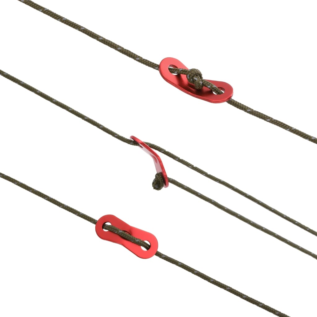 Tent rope reflective with rope tensioners 50 m 4 mm