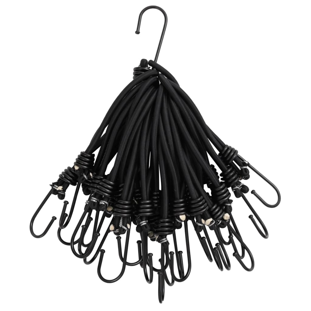Tensioning rubber bands with hooks 50 pcs. 17 cm