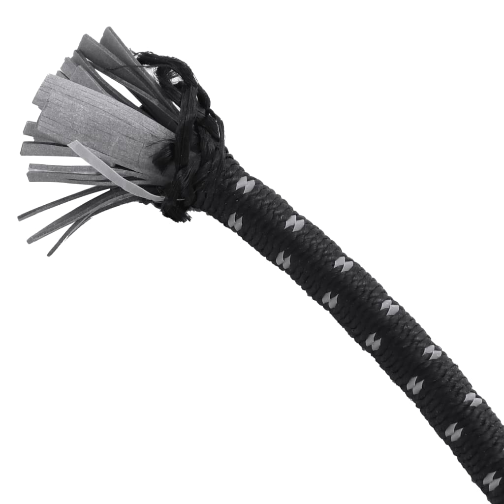 Reflective rubber cords with hooks, 10 pieces, 38 cm