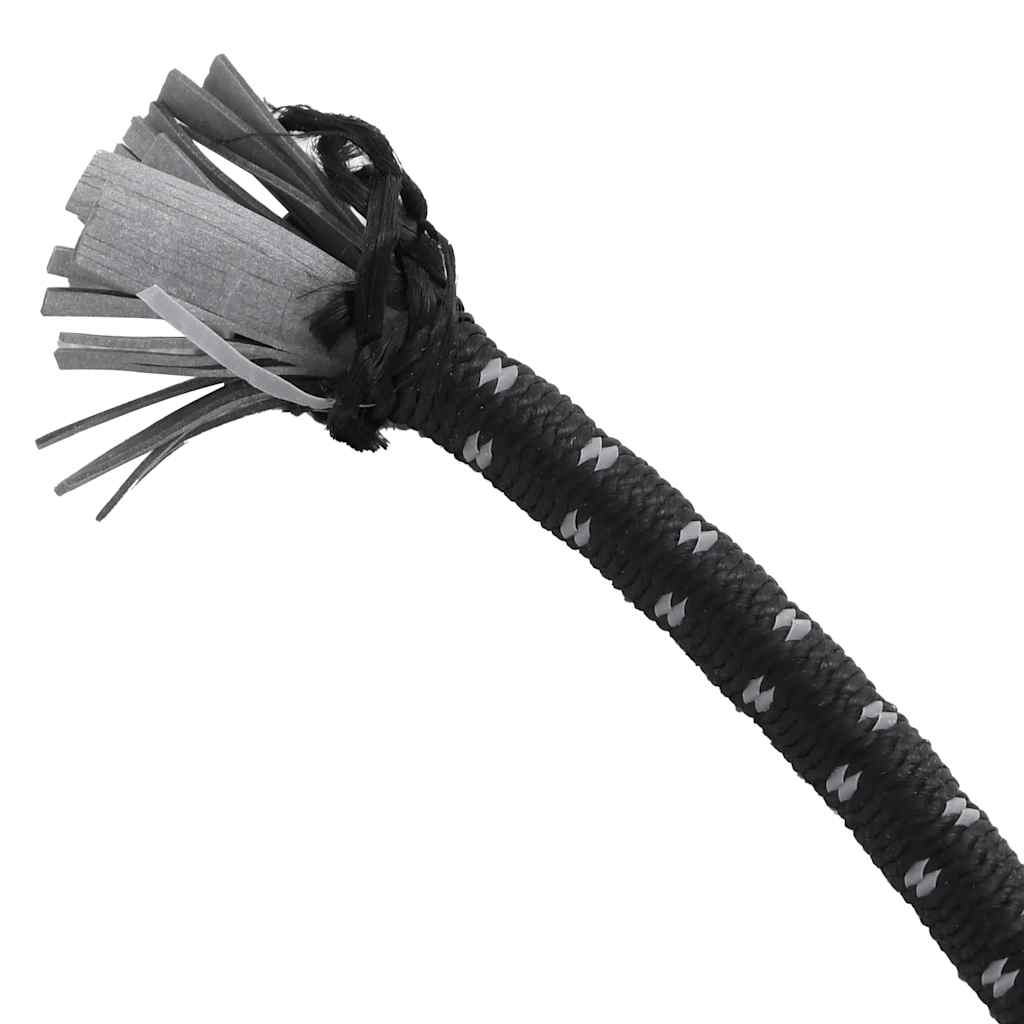 Reflective rubber ropes with hooks 25 pieces 100 cm