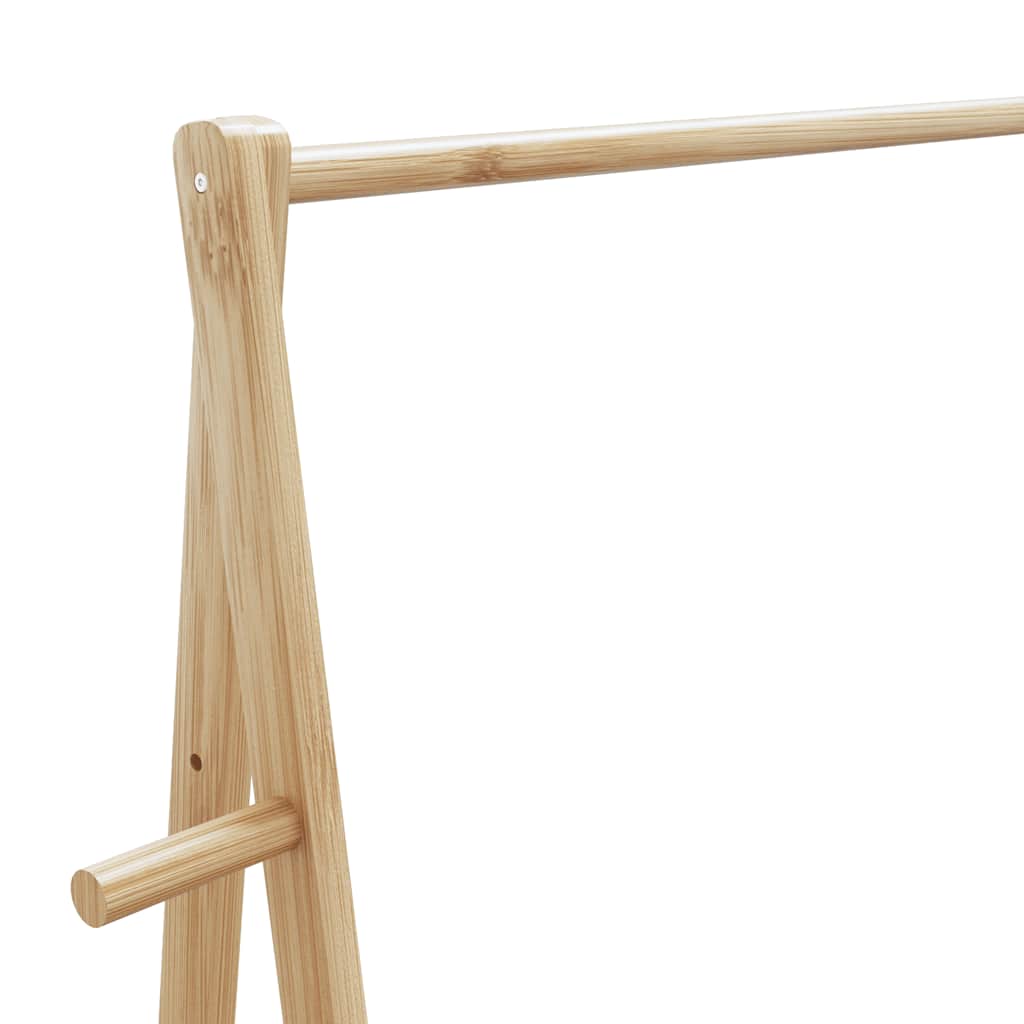 Clothes rack with shelves 96x45.5x150.5 cm bamboo