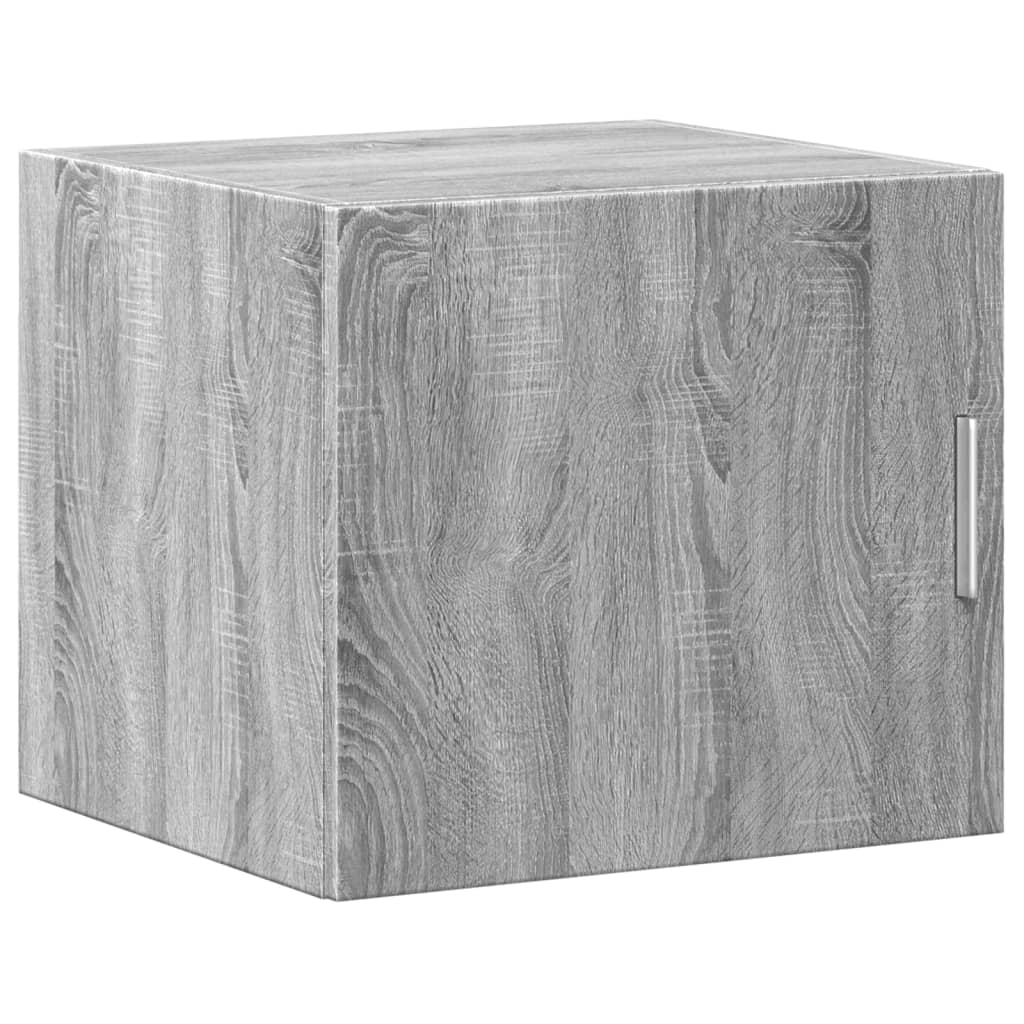Tall cabinet narrow grey Sonoma 45x42.5x225 cm wood material