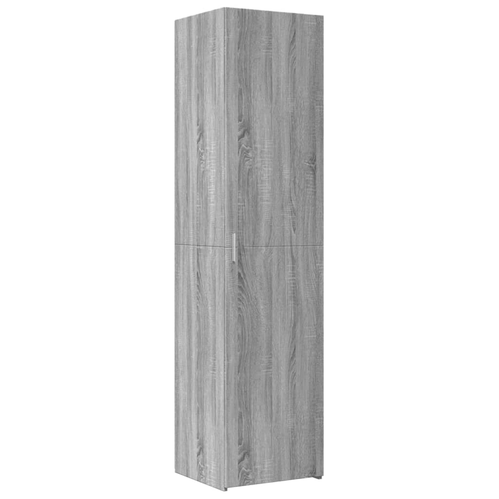 Tall cabinet narrow grey Sonoma 45x42.5x225 cm wood material