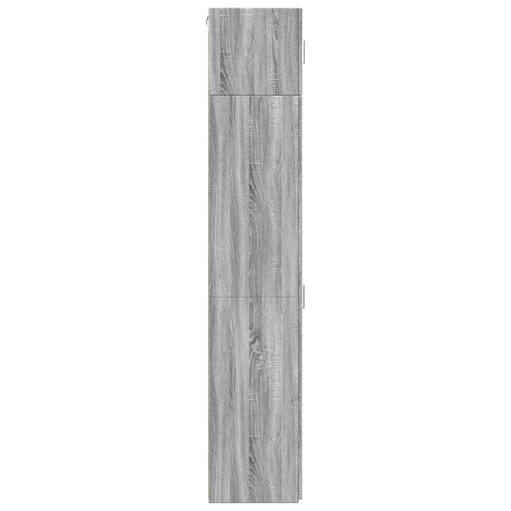 Tall cabinet narrow grey Sonoma 45x42.5x225 cm wood material