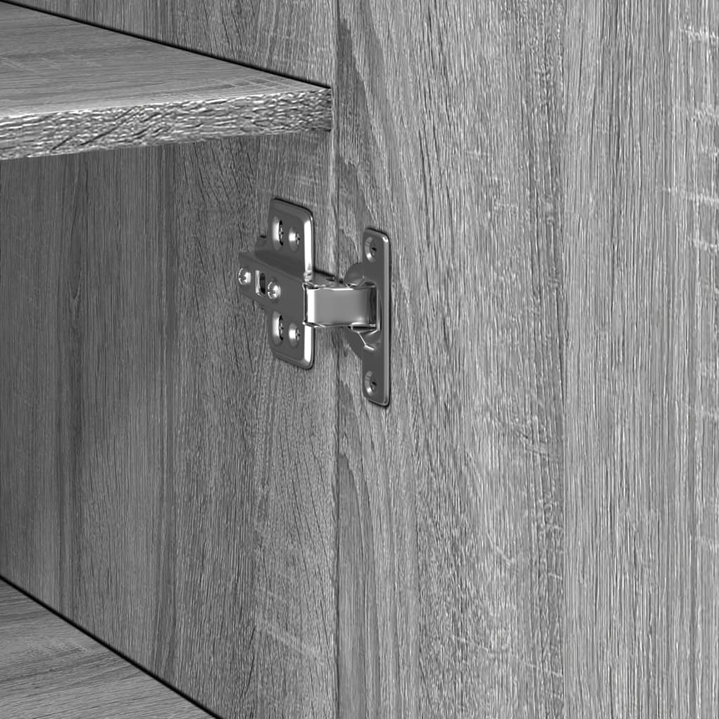 Tall cabinet narrow grey Sonoma 45x42.5x225 cm wood material