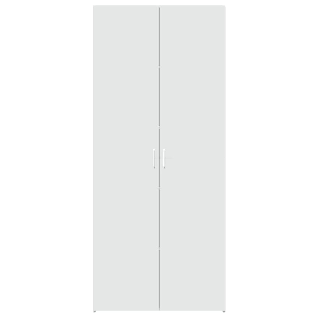 Highboard Weiß 80x42,5x185 cm Holzwerkstoff