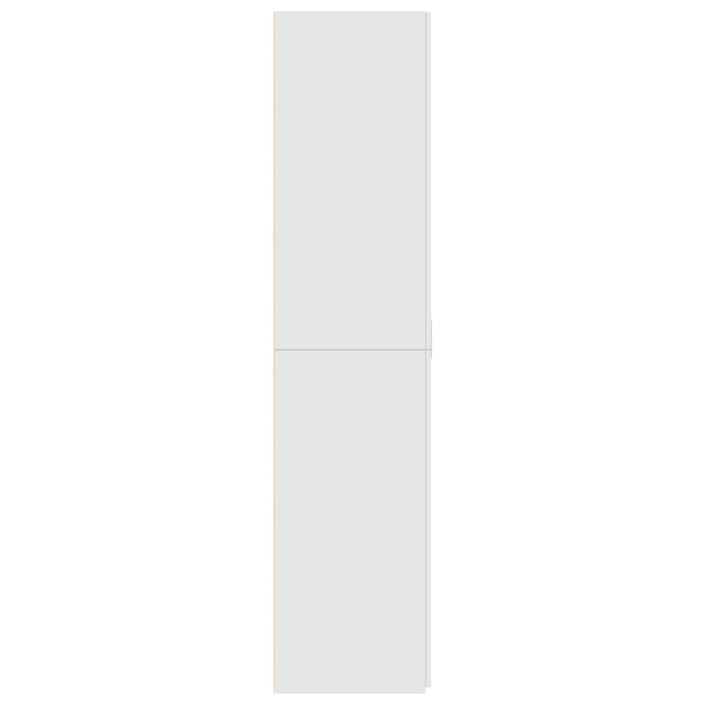 Highboard Weiß 80x42,5x185 cm Holzwerkstoff