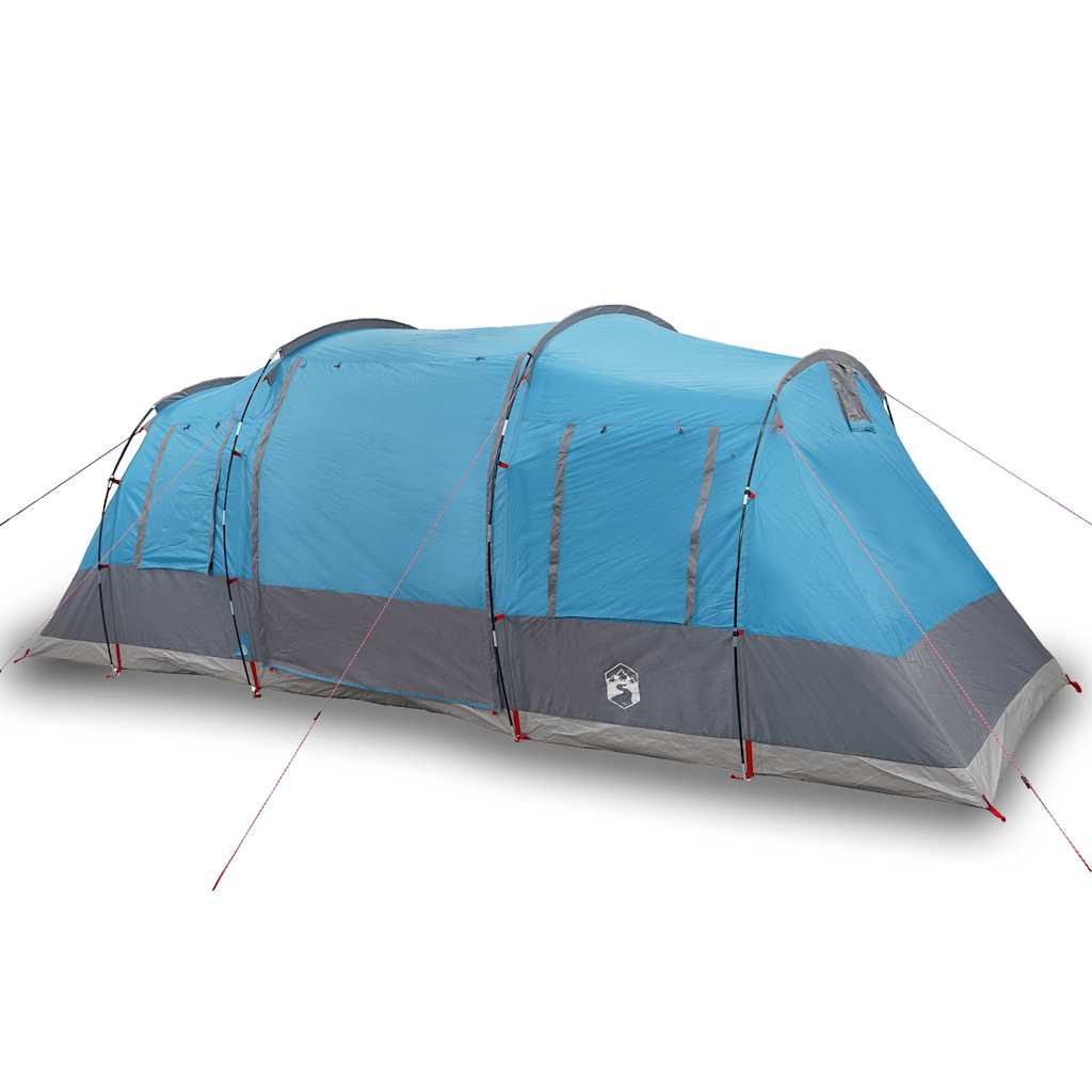 Tunnel Family Tent 6 Persons Blue Waterproof