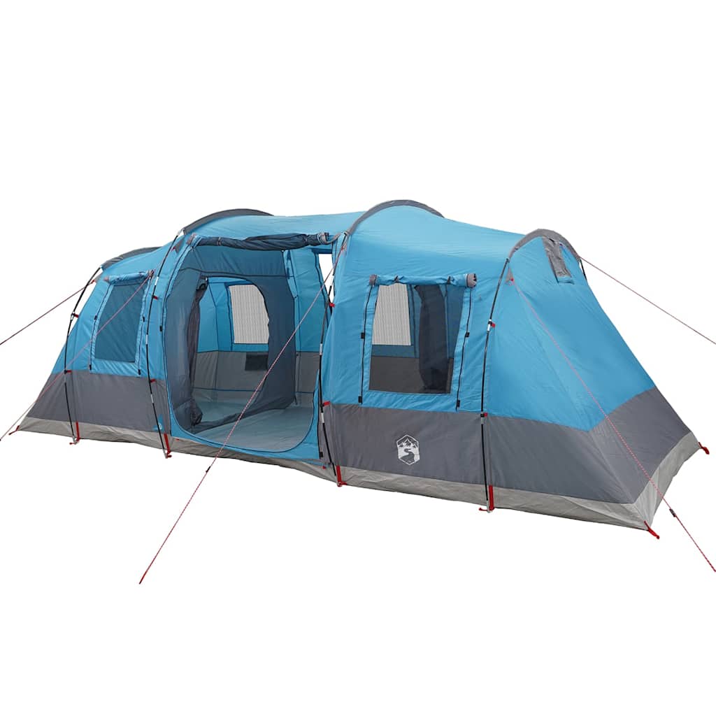 Tunnel Family Tent 6 Persons Blue Waterproof