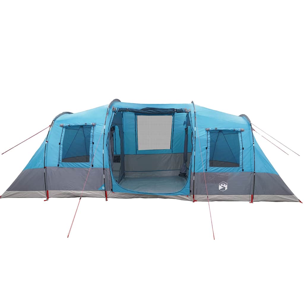 Tunnel Family Tent 6 Persons Blue Waterproof