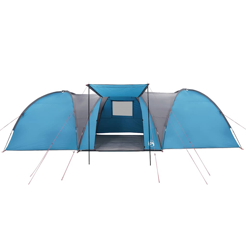 Dome Family Tent 8 Persons Blue Waterproof