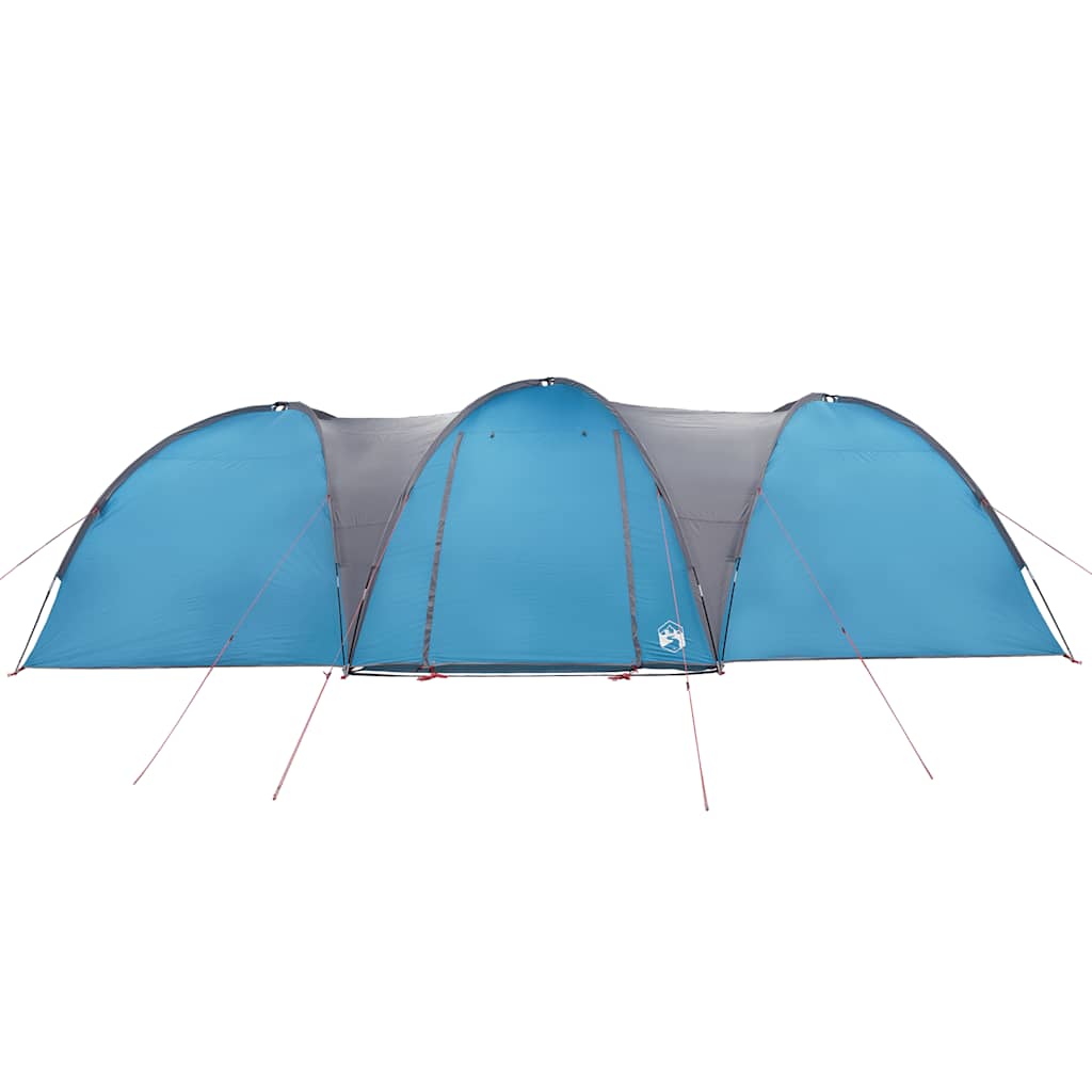 Dome Family Tent 8 Persons Blue Waterproof