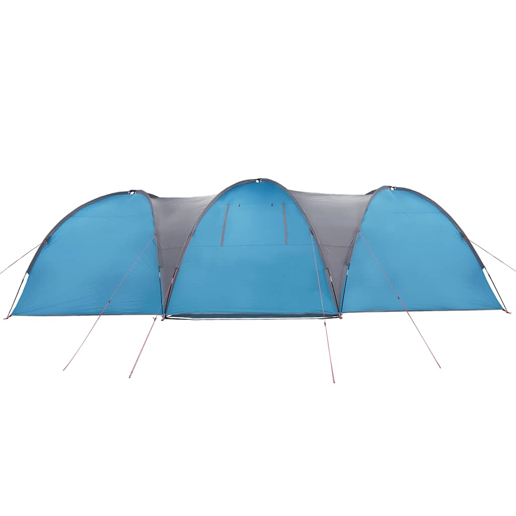 Dome Family Tent 8 Persons Blue Waterproof