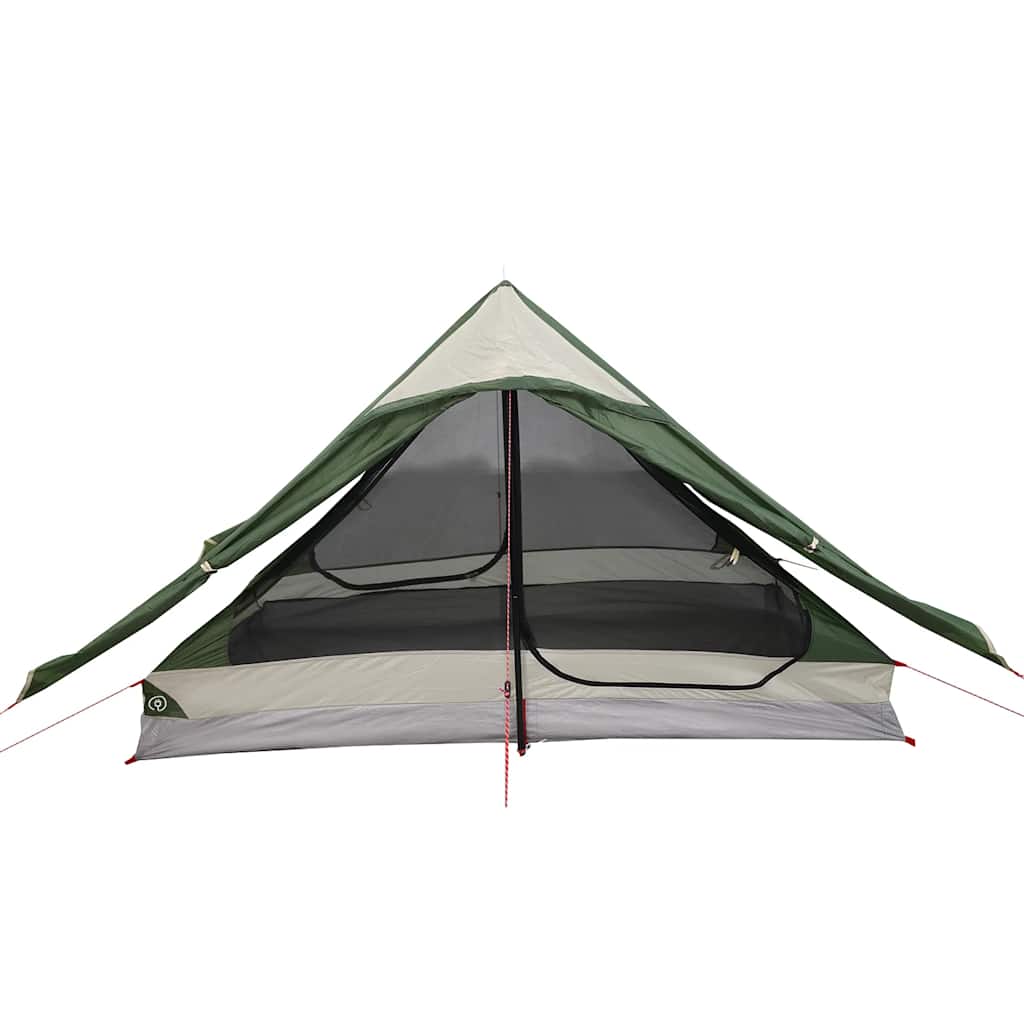 Camping Tent 2 Persons Green Waterproof